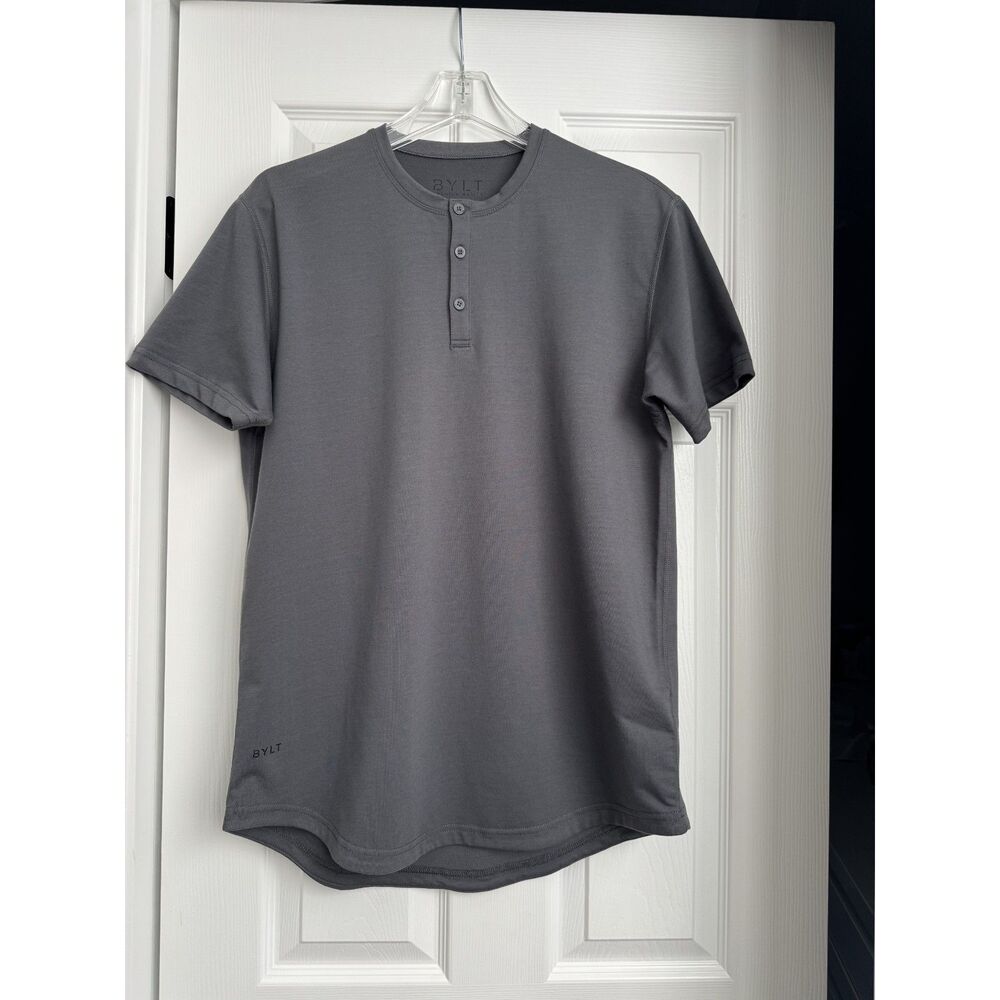 BYLT Henley Drop-Cut Shirt: LUX M